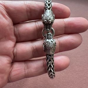 Bracelet for men, Hand Made in Spain, Dragon Bracelet, Silver-No Return!